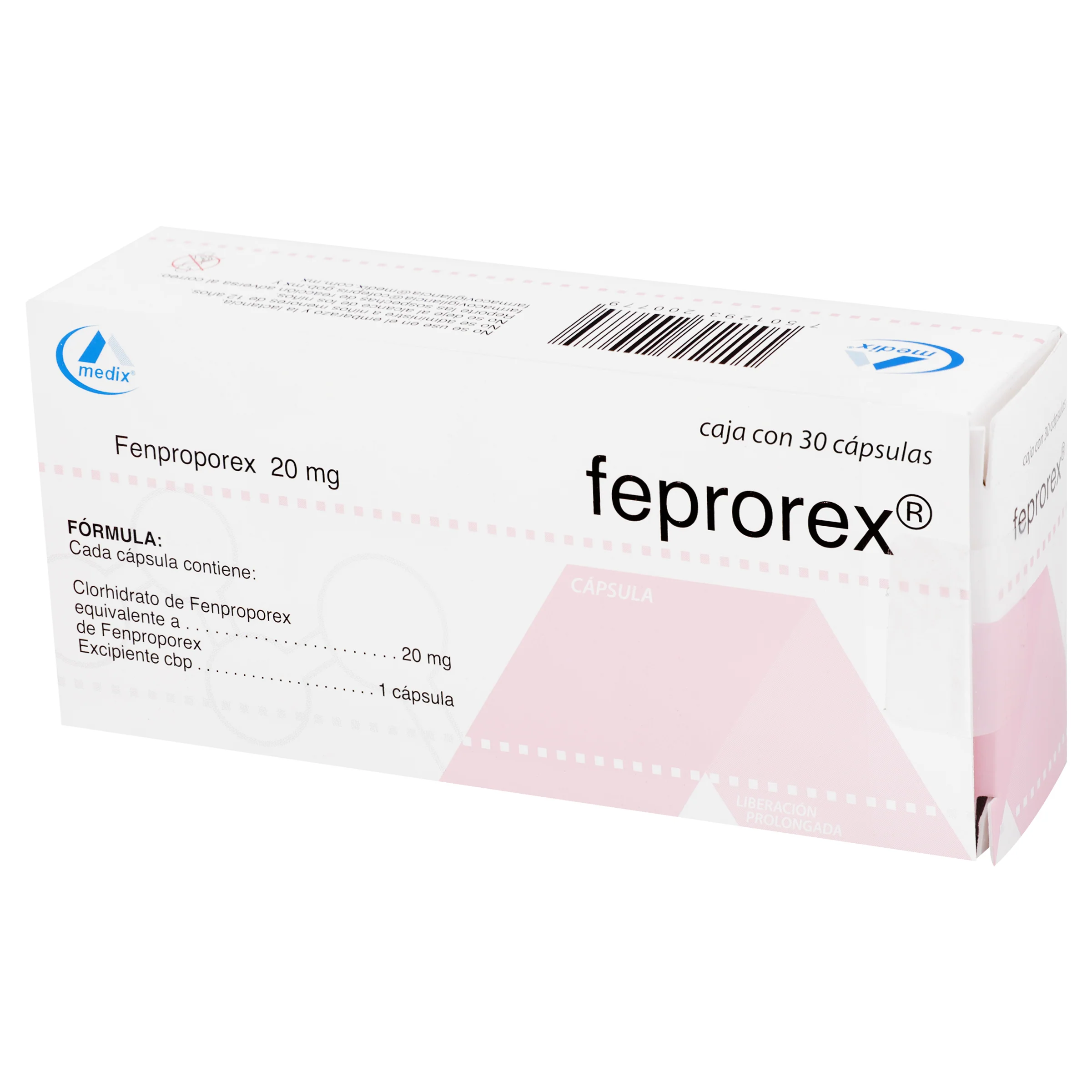 Feprorex 20 Mg Con 30 Capsulas - Image 4