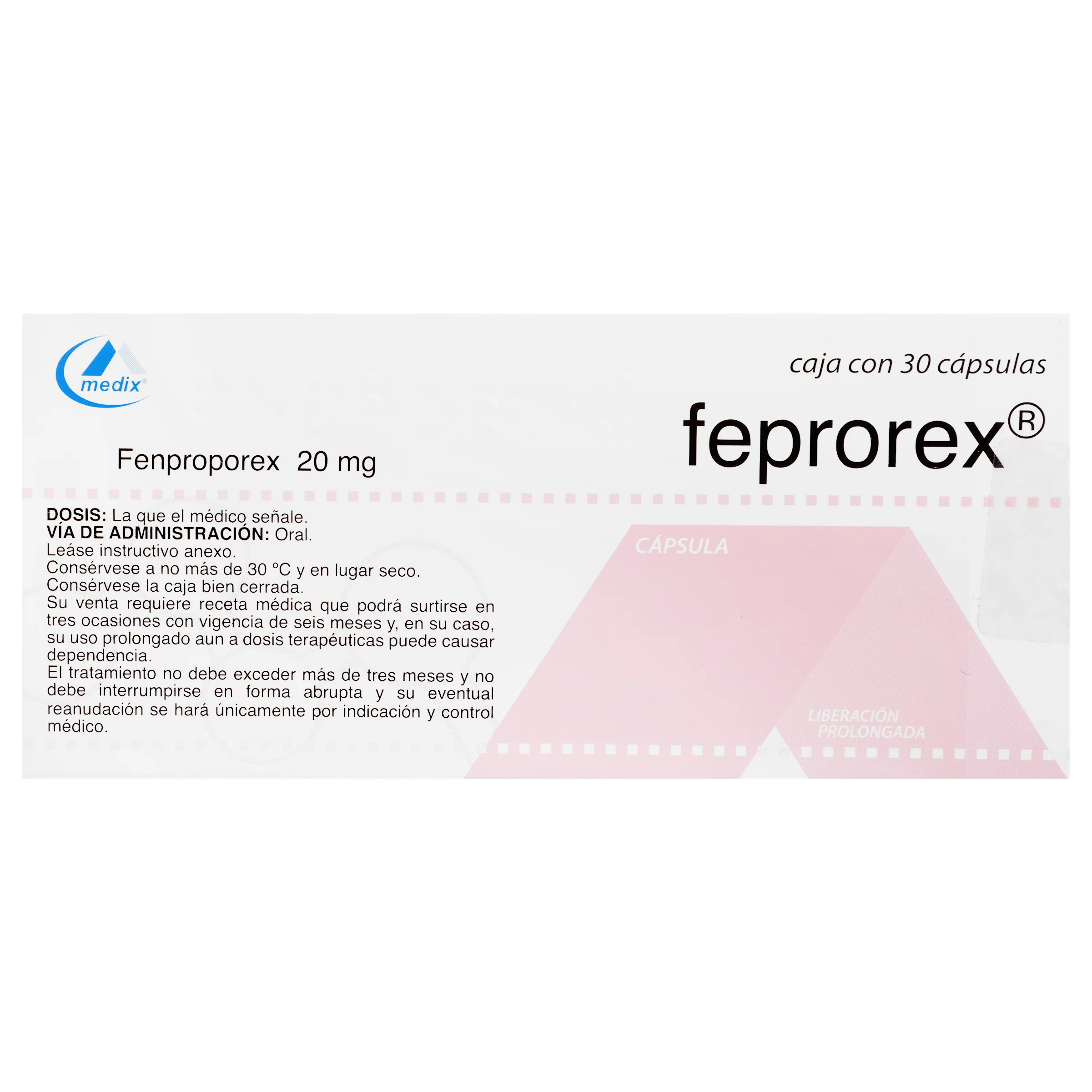 Feprorex 20 Mg Con 30 Capsulas - Image 7