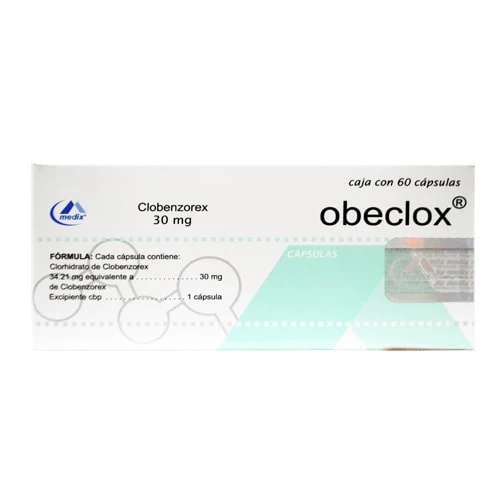 Obeclox 30 Mg Con 60 Capsulas