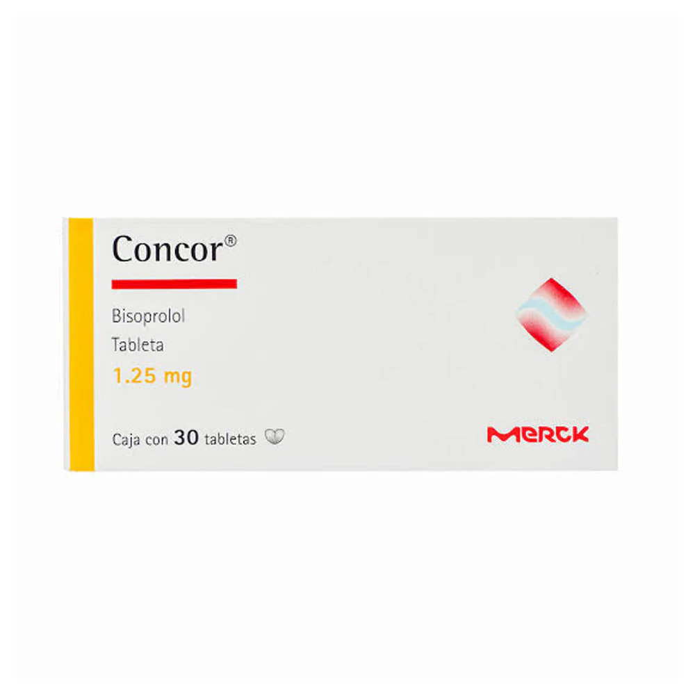 Concor 1.25 Mg Con 30 Grageas