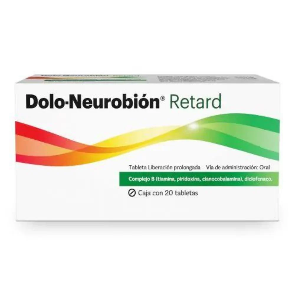 Dolo-Neurobion Retard 100/1Mg Con 20 Tabletas