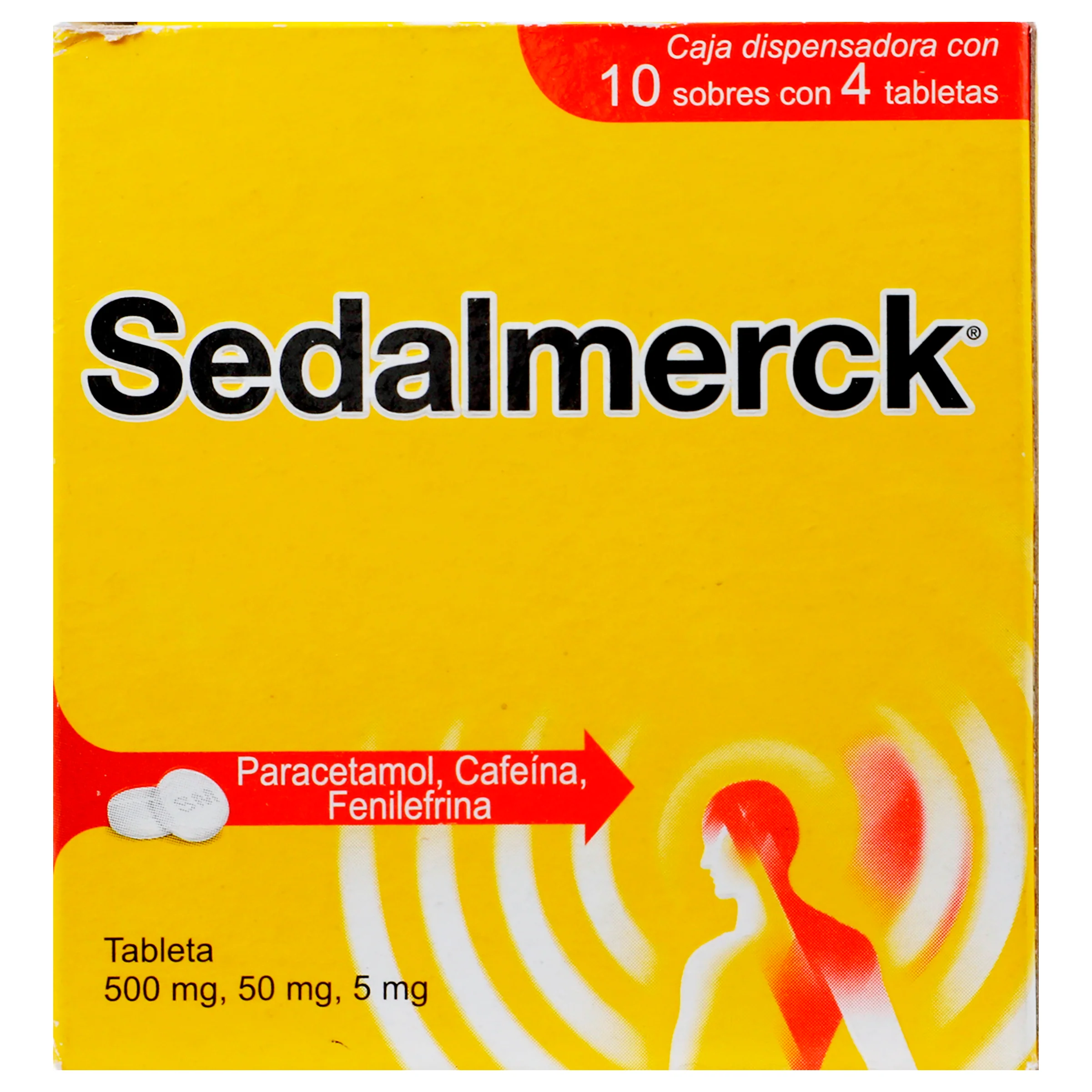 Sedalmerck 500/50/5 Mg Con 40 Tabletas