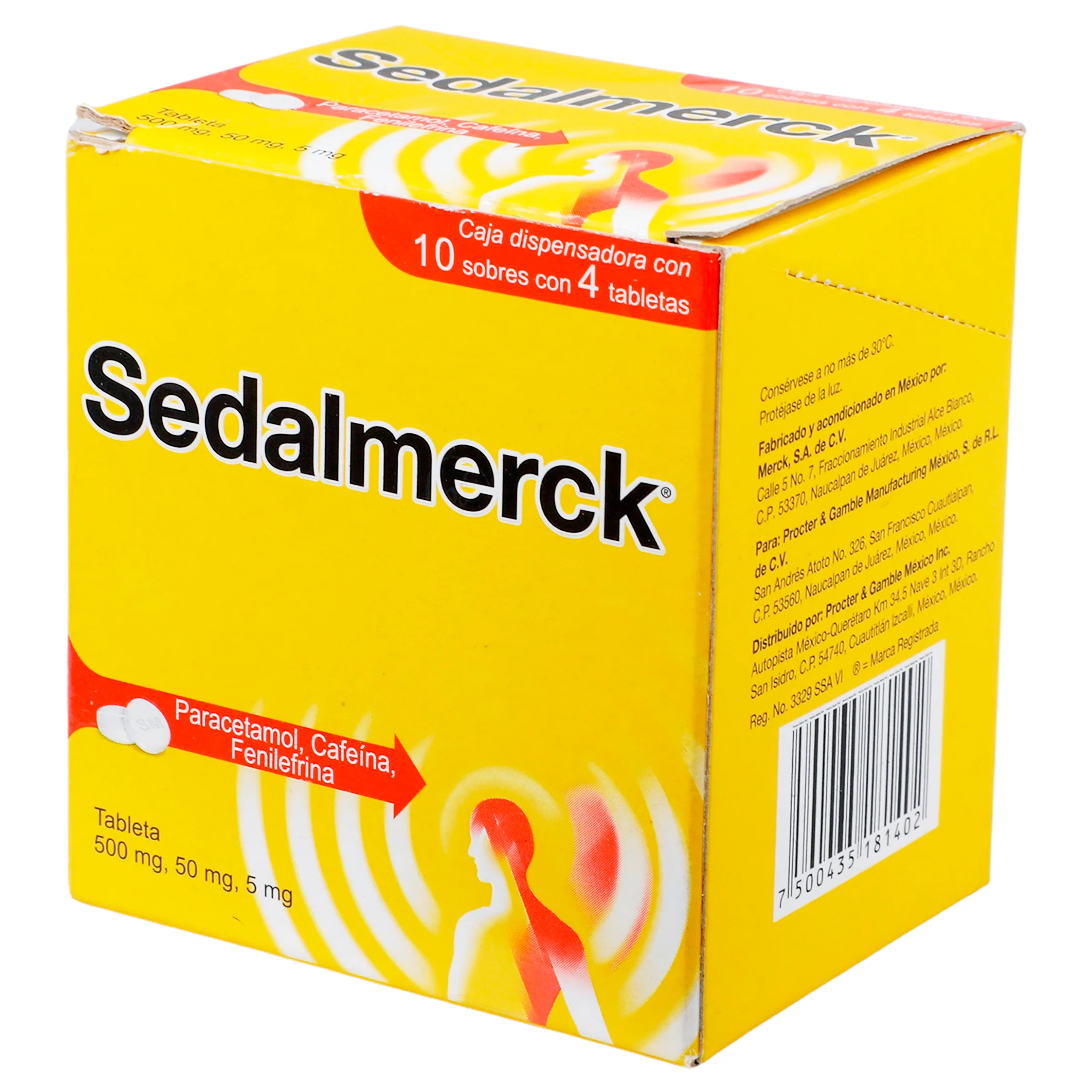 Sedalmerck 500/50/5 Mg Con 40 Tabletas - Image 4