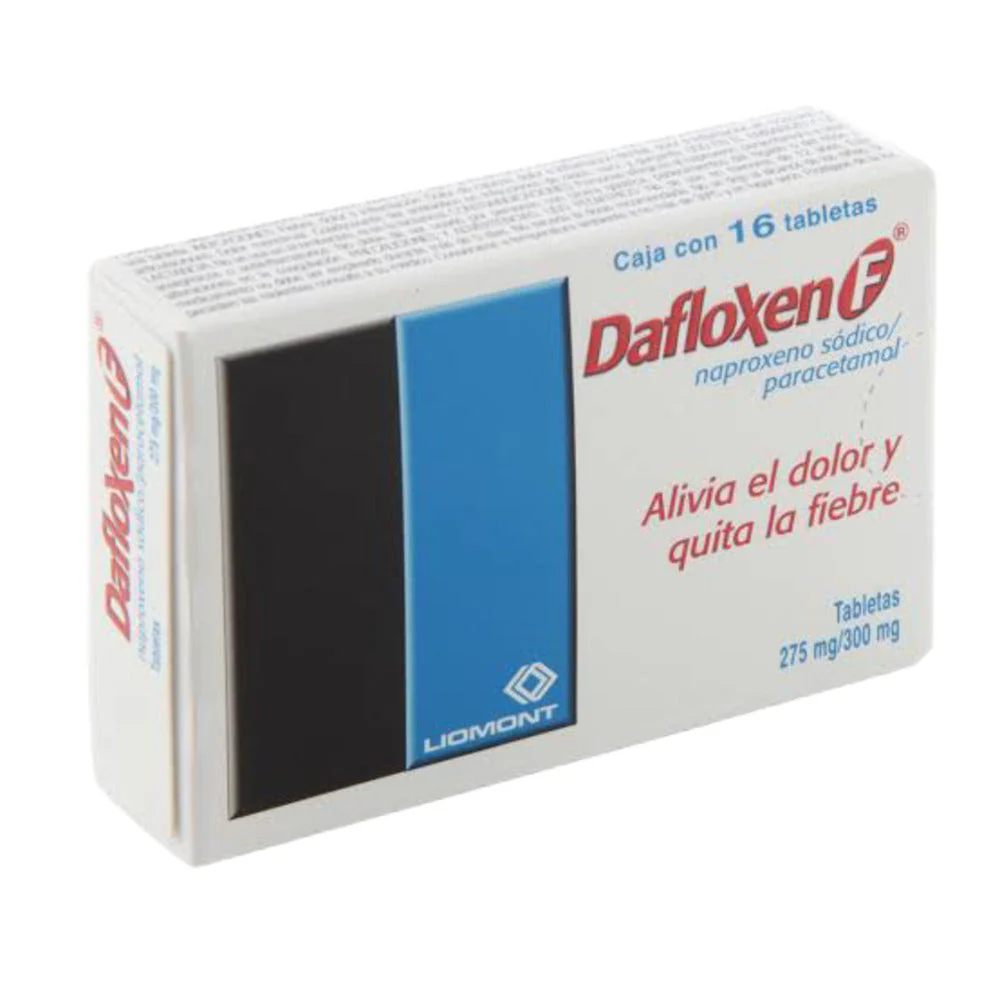 Dafloxen-F 275/300Mg Con 16 Tabletas