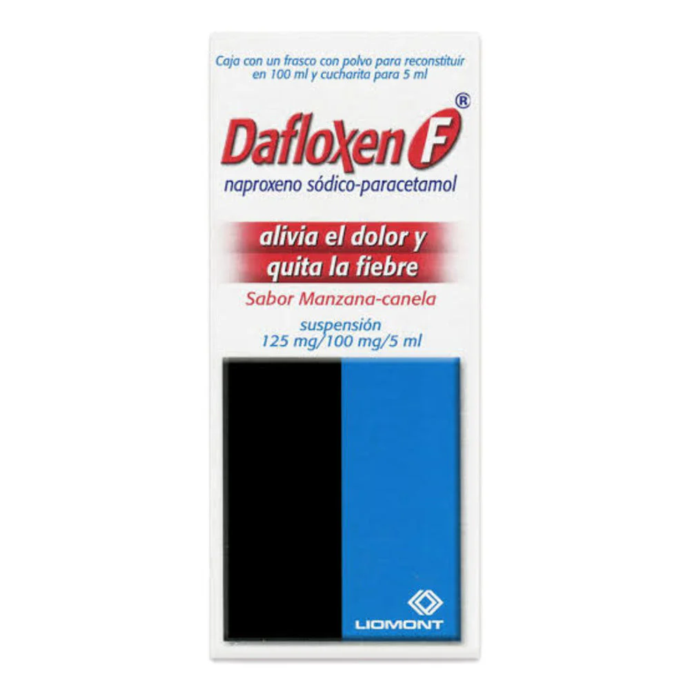 Dafloxen-F 2.5/2 G Suspension Sabor Manzana Canela 100 Ml