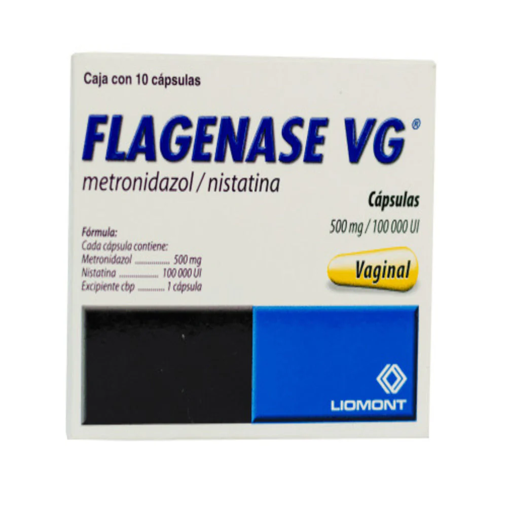 Flagenase-V 500 Mg Con 10 Ovulos