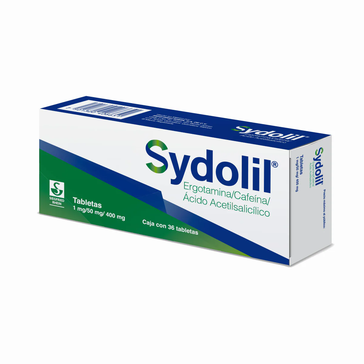 Sydolil - Caja Con 36 Tabletas (Ergotamina) - Image 2