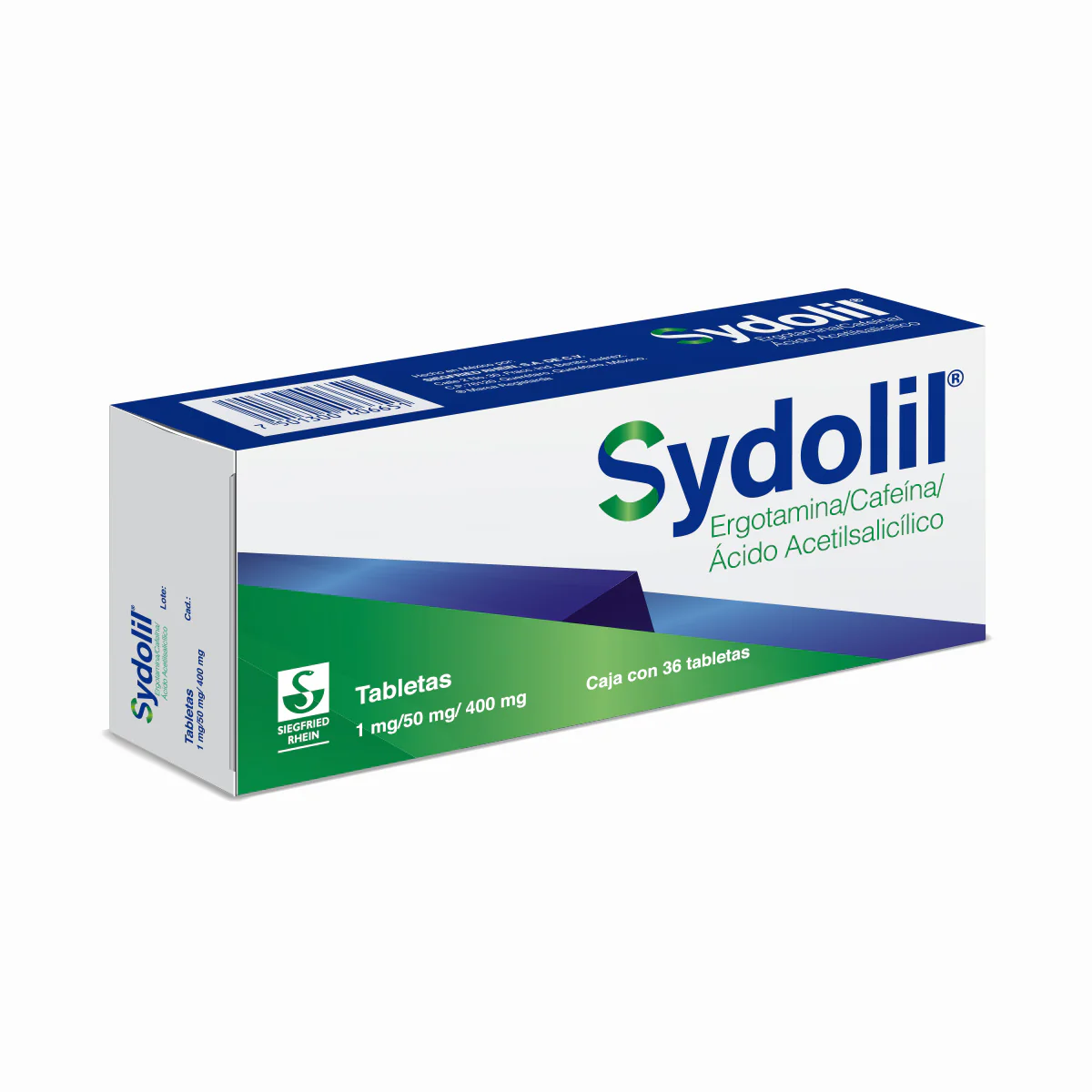 Sydolil - Caja Con 36 Tabletas (Ergotamina) - Image 3