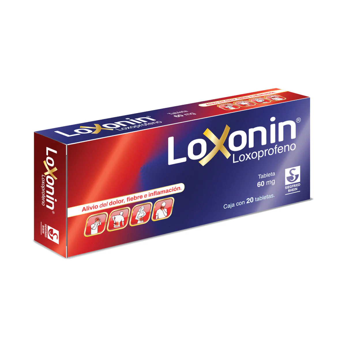 Loxonin 60 Mg Con 20 Tabletas - Image 3