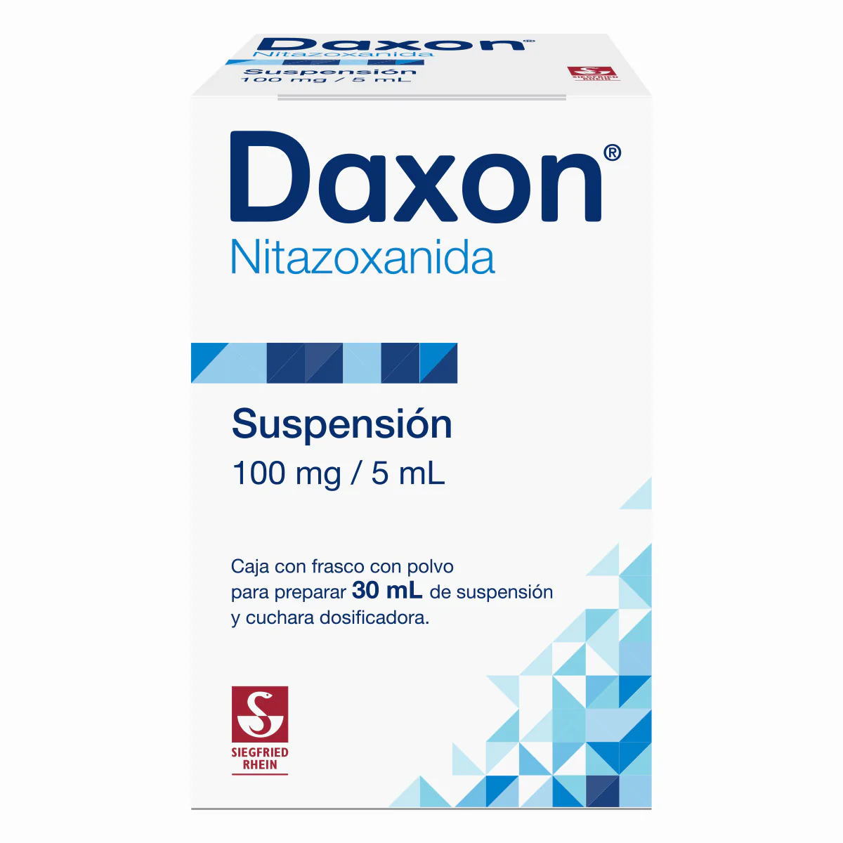 Daxon 100 Mg / 5 Ml - Frasco Con Polvo Para Suspensión 30 Ml (Nitazoxanida)