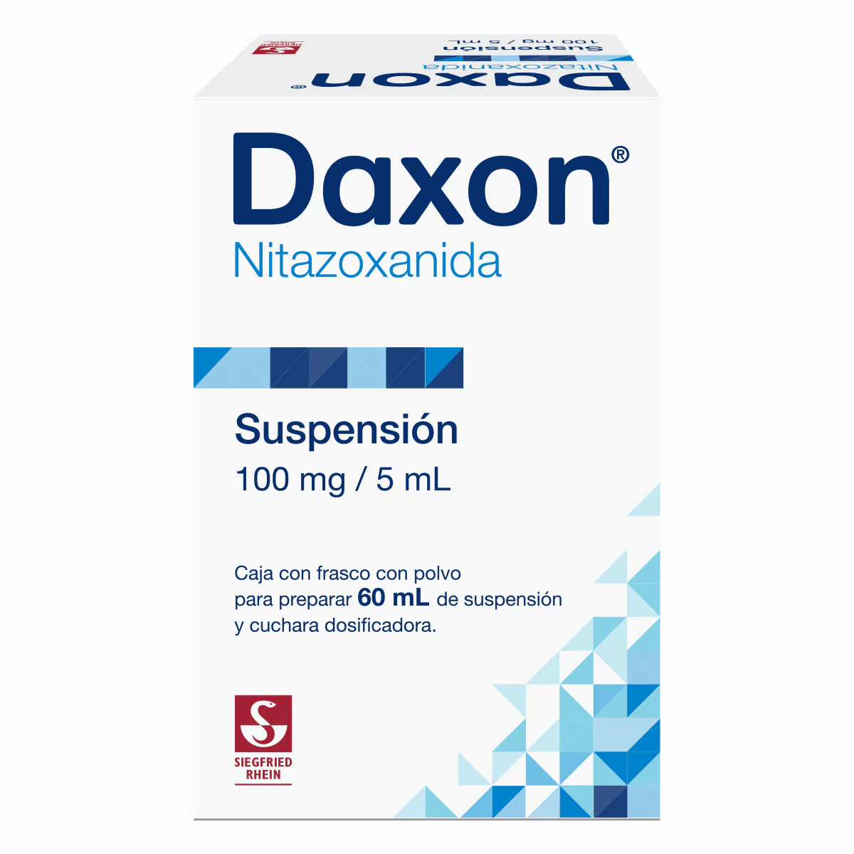 Daxon 100 Mg / 5 Ml - Frasco Con Polvo Para Suspensión 60 Ml (Nitazoxanida) - Image 4