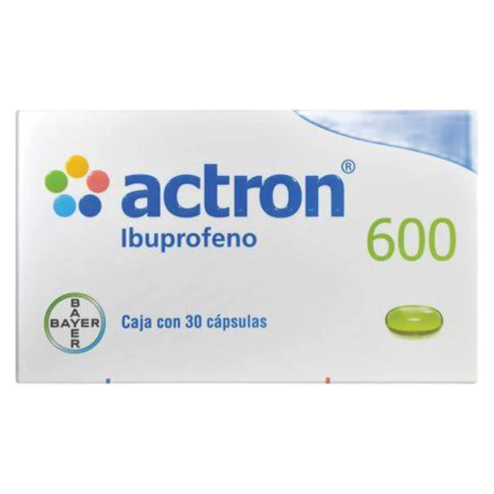 Actron-600 600 Mg Con 30 Capsulas