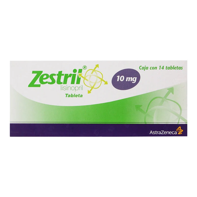 Zestril 10 Mg Con 14 Tabletas