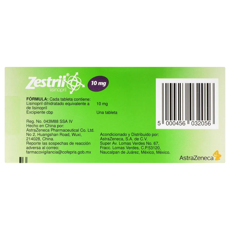 Zestril 10 Mg Con 14 Tabletas - Image 2