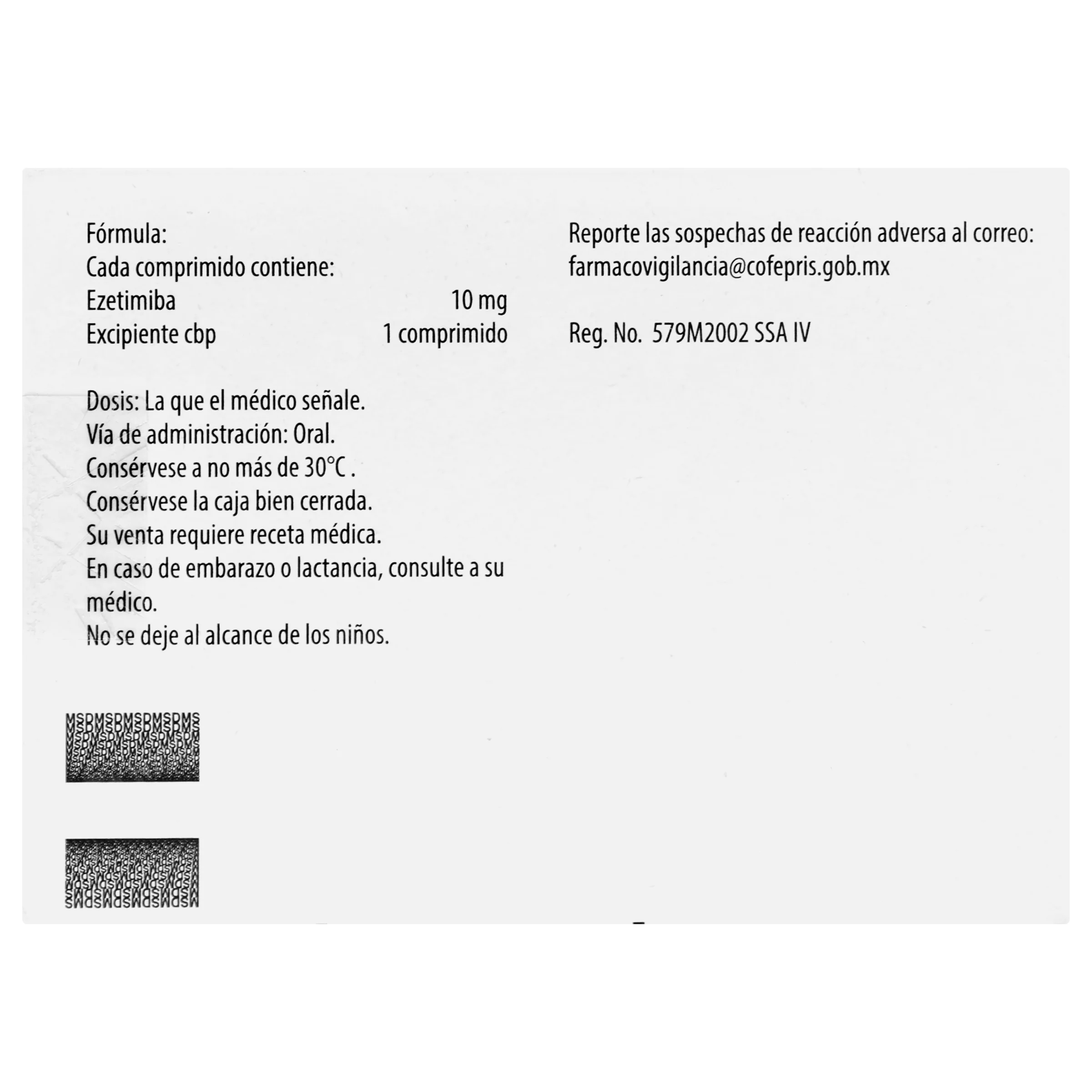 Ezetrol 10 Mg Con 10 Comprimidos - Image 7