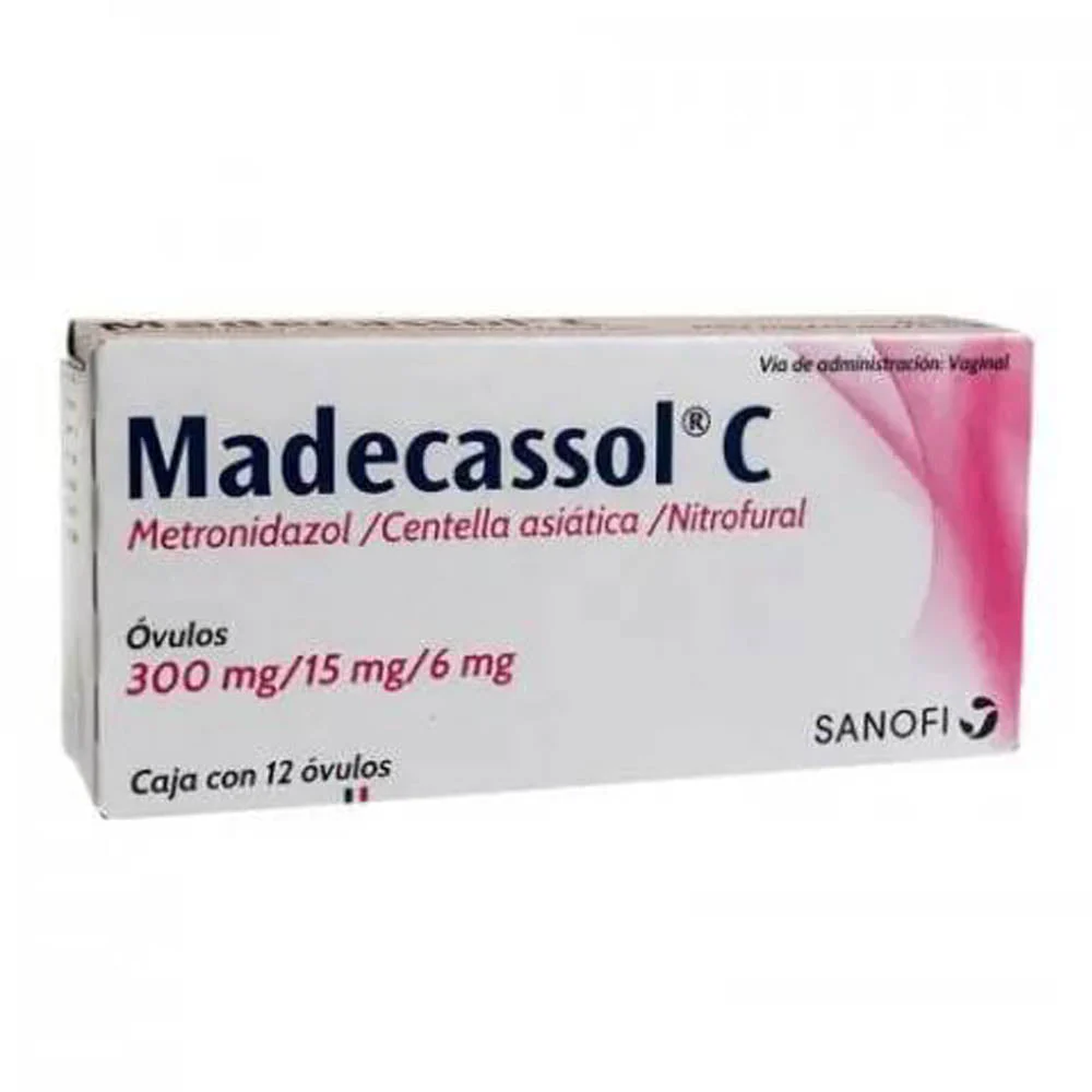 Madecassol-C 15 Mg Con 12 Ovulos