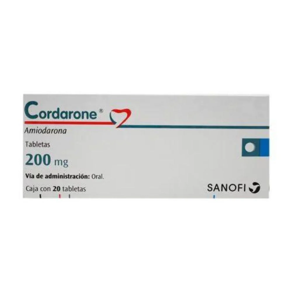 Cordarone 200 Miligramos Con 20 Tabletas