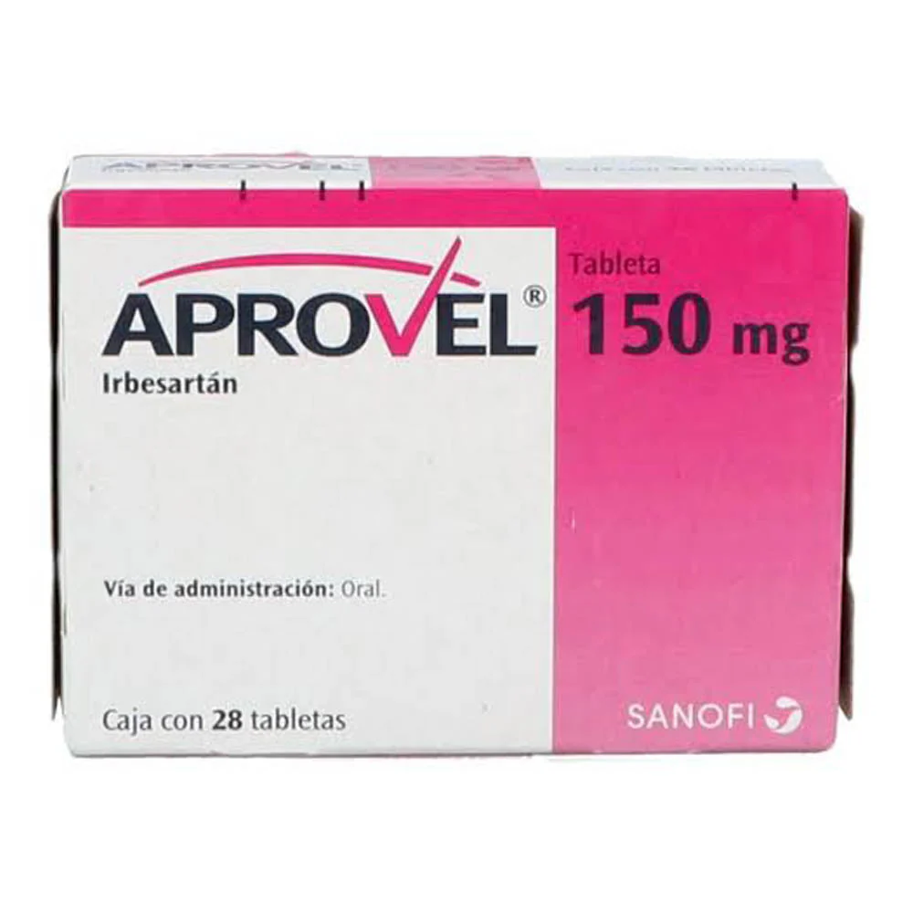 Aprovel 150 Mg Con 28 Tabletas
