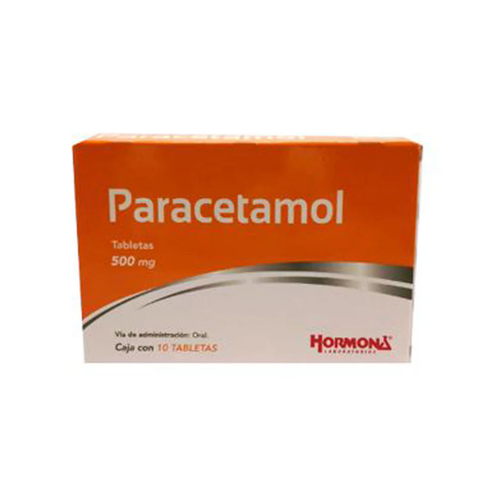 Paracetamol 500 Mg Con 10 Tabletas Hormona
