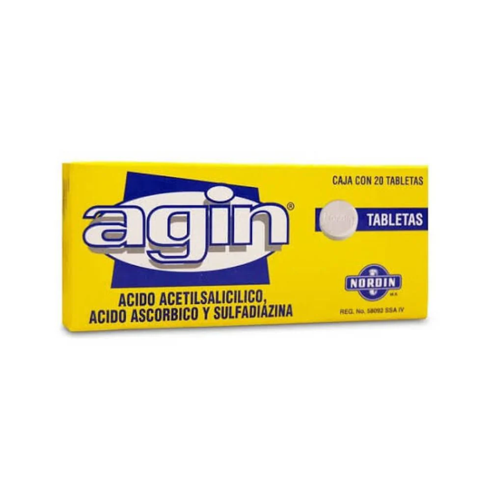 Agin Tabletas Con 20